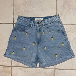 Denim shorts